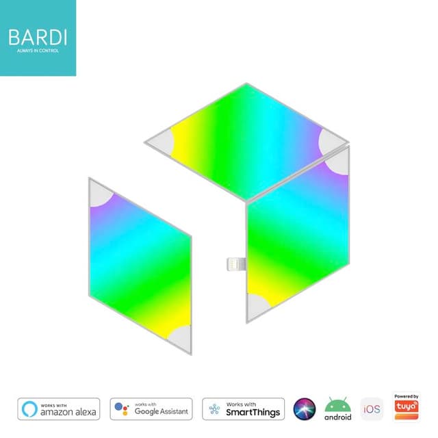 BARDI Parallelogram Panel Expansion Kit Lampu Rgb