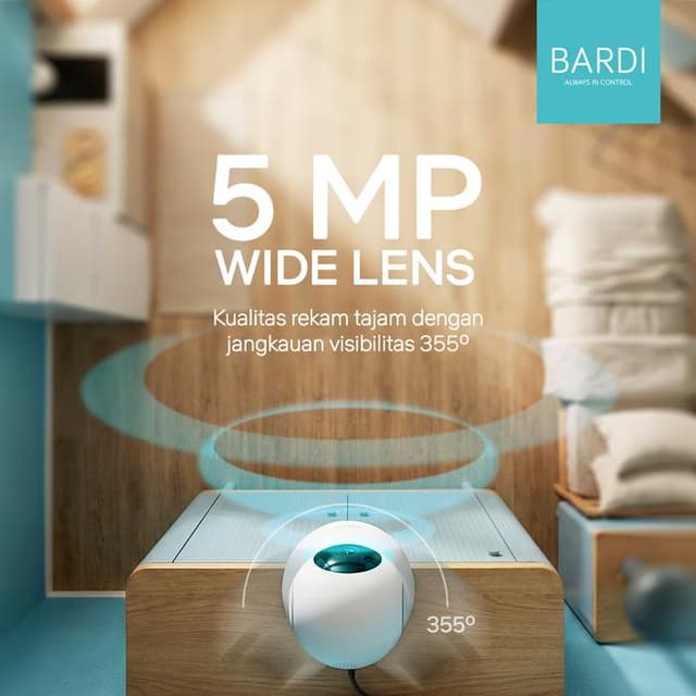 BARDI Smart Indoor PTZ IP Camera CCTV