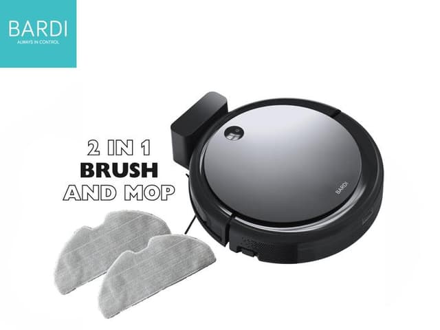 BARDI Smart Robot Vacuum 2 in 1 Brush dan Mop