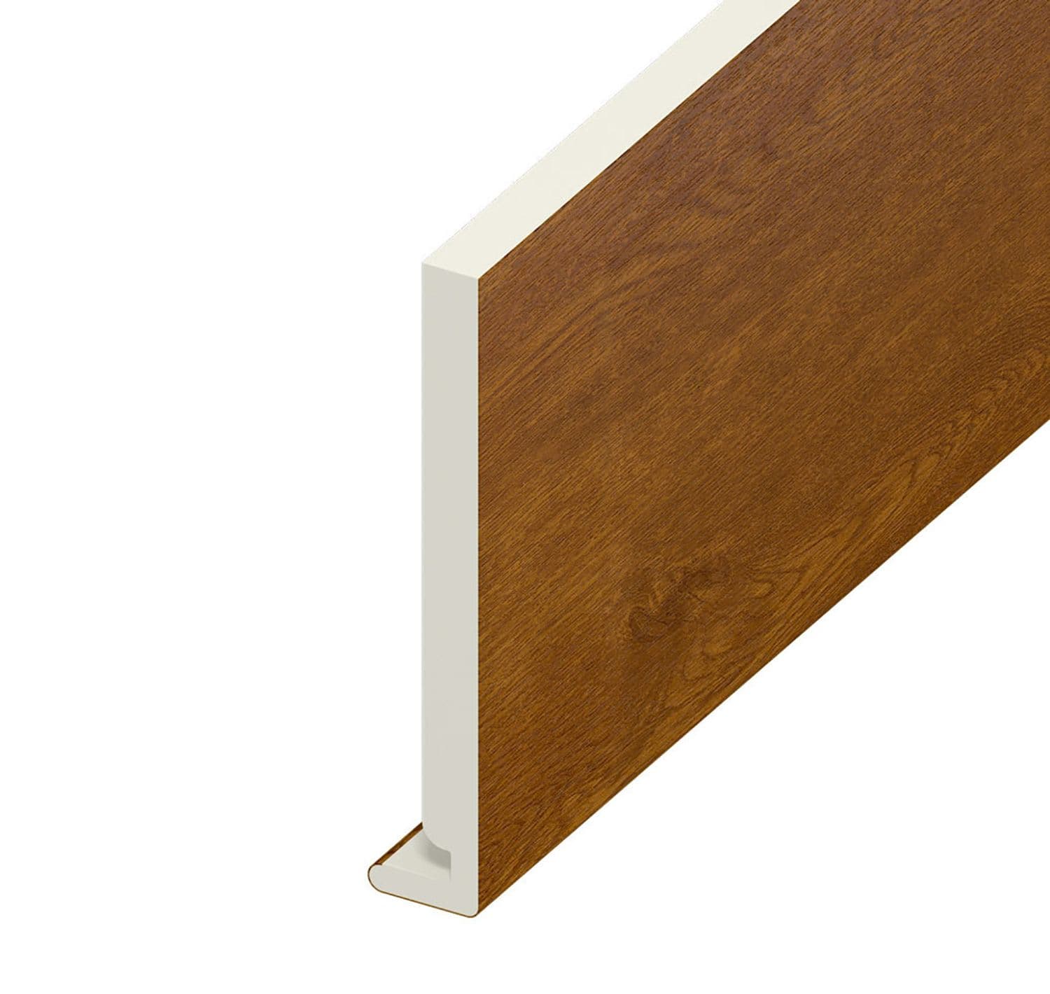 18mm Plain Golden Oak Fascia Board 150mm x 5m