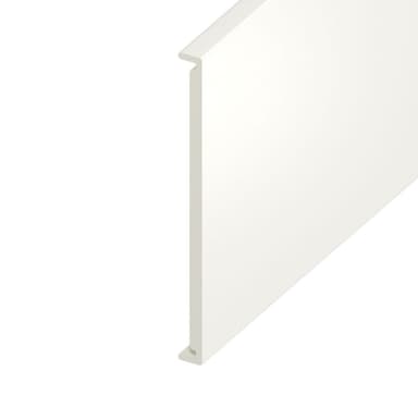 18mm Plain White Ash Double Fascia Board 450mm x 5m