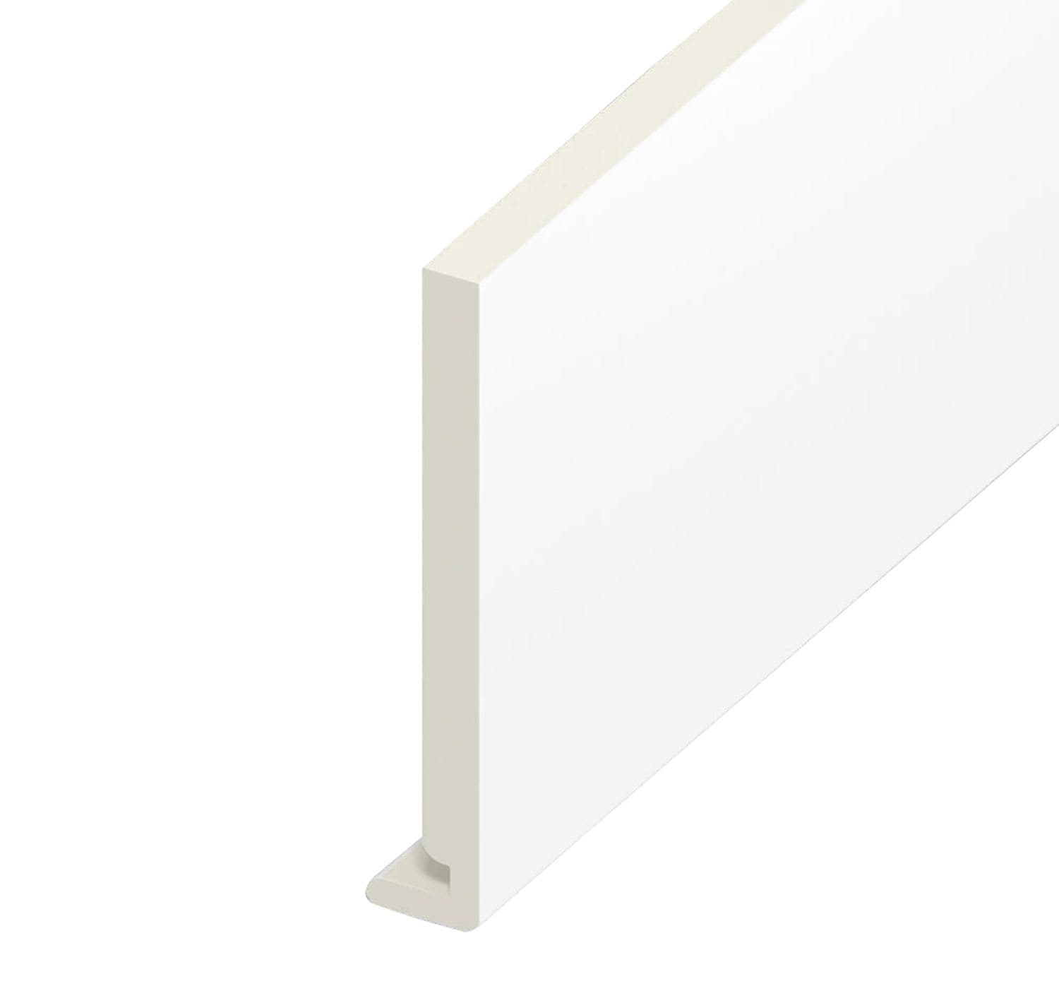 18mm Plain White Ash Fascia Board 150mm x 5m
