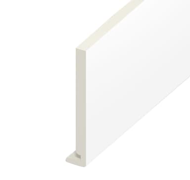 18mm Plain White Ash Fascia Board 150mm x 5m