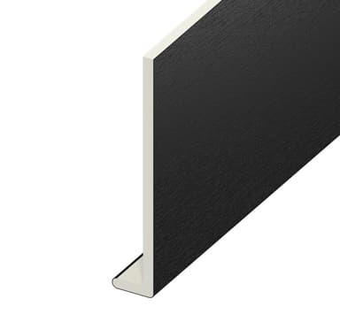 9mm Plain Black Ash Capping Board 150mm x 5m