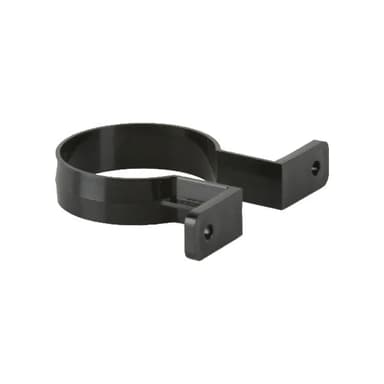 68mm Round Downpipe Bracket Black