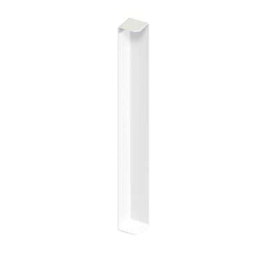 Double Corner Trim White Ash 450mm
