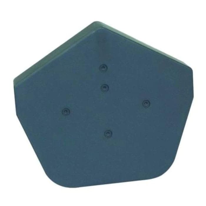 Grey Easy-Trim Angled Ridge End Cap