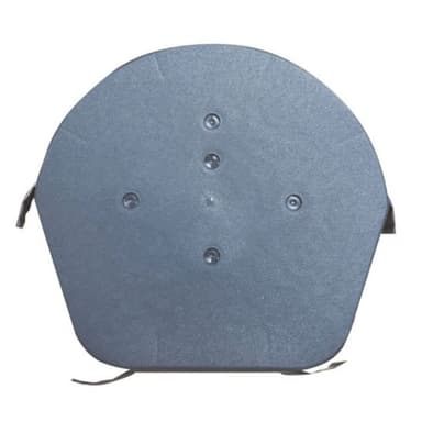 Grey Easy-Trim Easyverge Dry Verge Half Round Ridge End Cap