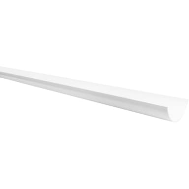112mm Half Round Gutter White 4m