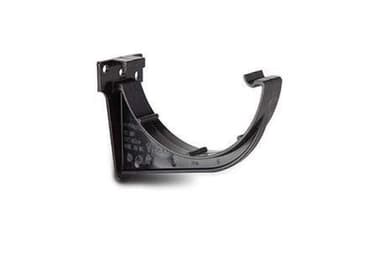 112mm Half Round Black Gutter Fascia Bracket