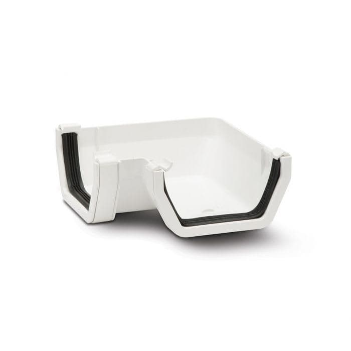 114mm Square Angle 90 Degree White
