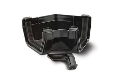 114mm Square Angle 135 Degree Black