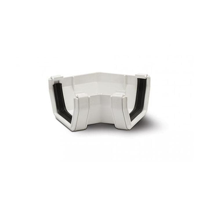 114mm Square Angle 135 Degree White