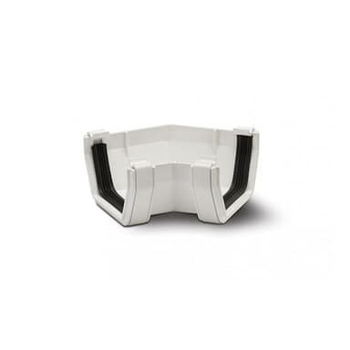 114mm Square Angle 135 Degree White