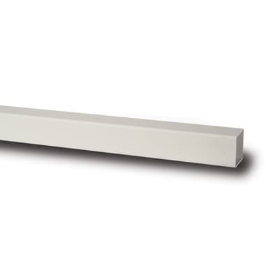 65mm Square Downpipe White 4m