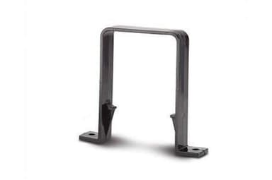 65mm Square Downpipe Bracket Black