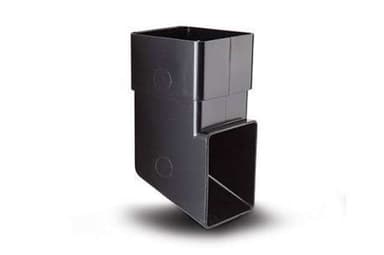 65mm Square Downpipe Shoe Black