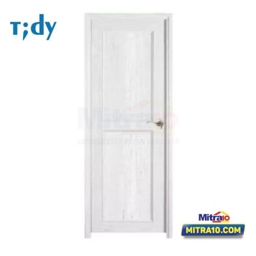Tidy Pintu Kamar Mandi Pvc + Handle Bukaan Kiri J032 71X195 cm Putih